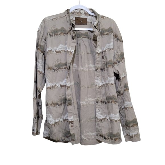 North River Outfitters Deer Button Up - Picture 1 of 10